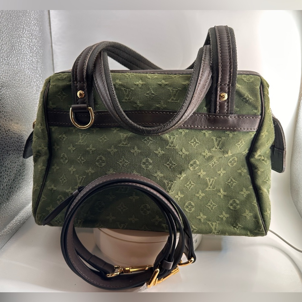 Louis Vuitton Monogram Mini Lin Canvas Josephine PM